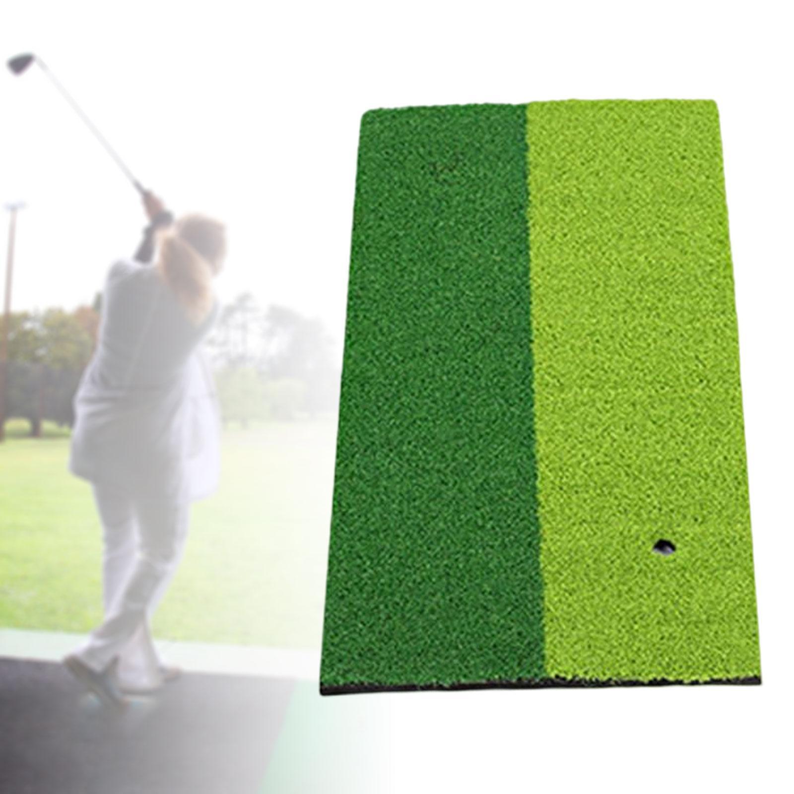 Golf Hitting Mat Grass Mat Swing Trainer for Outdoor Indoor Equipment Gifts