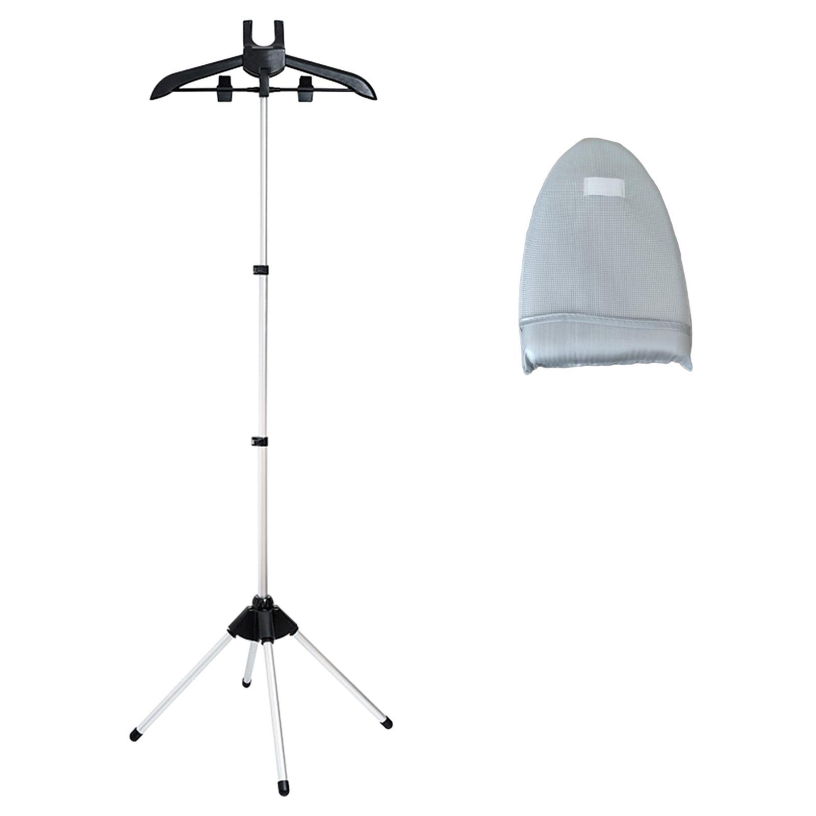 Handheld Garment Steamer Bracket, Fabric Steamer Ironing Steamer Bracket, with Ironing Gloves, Adjustable Height