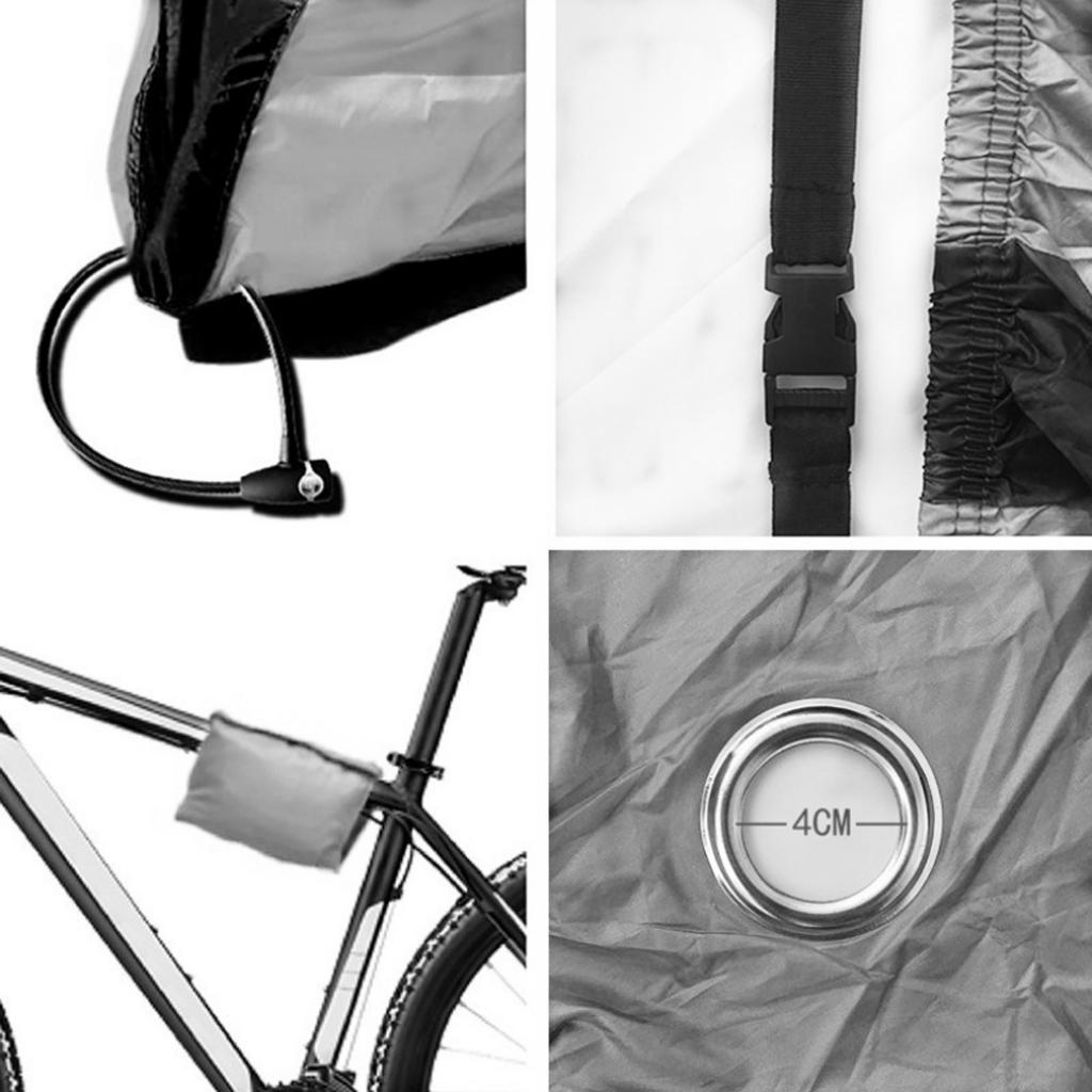 Waterproof Bike Bag Dustproof UV-Protect Bicycle Cover Weather Resistance Sheet