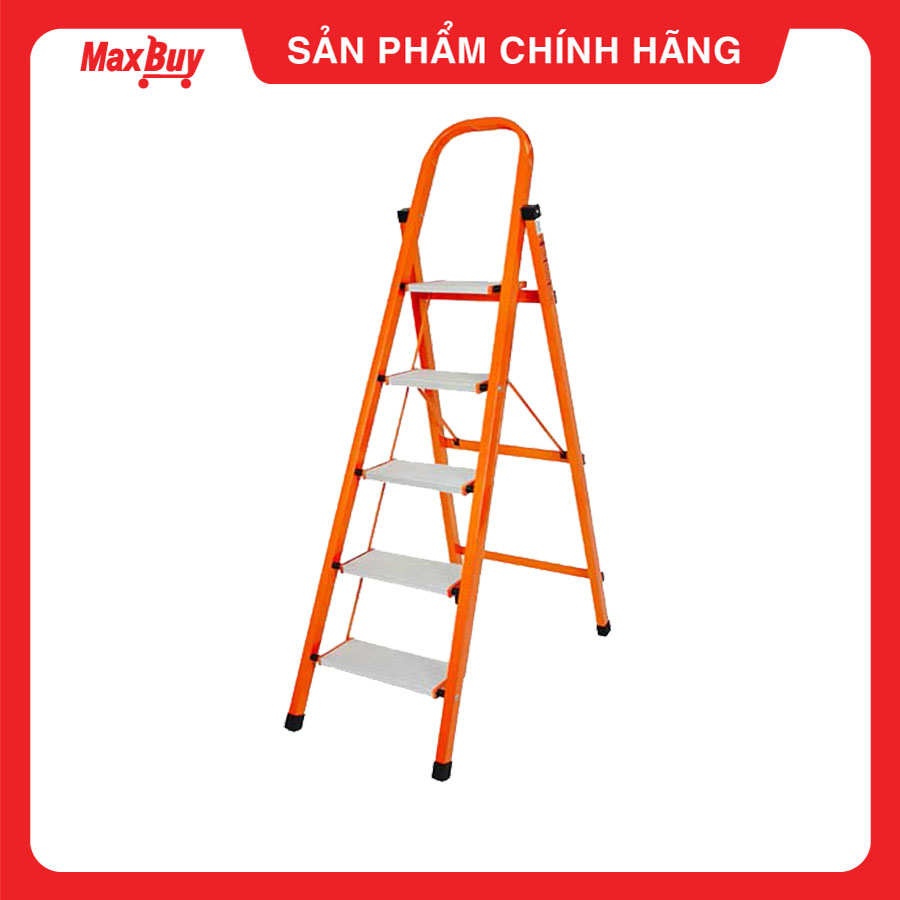 Thang Ghế Nikawa NKS-05 - 5 Bậc - 115cm - Màu Cam