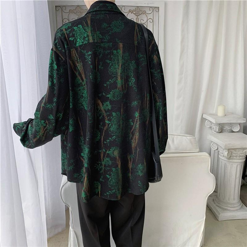 Áo sơ mi tay dài dáng rộng phong cách 2020 cho nam