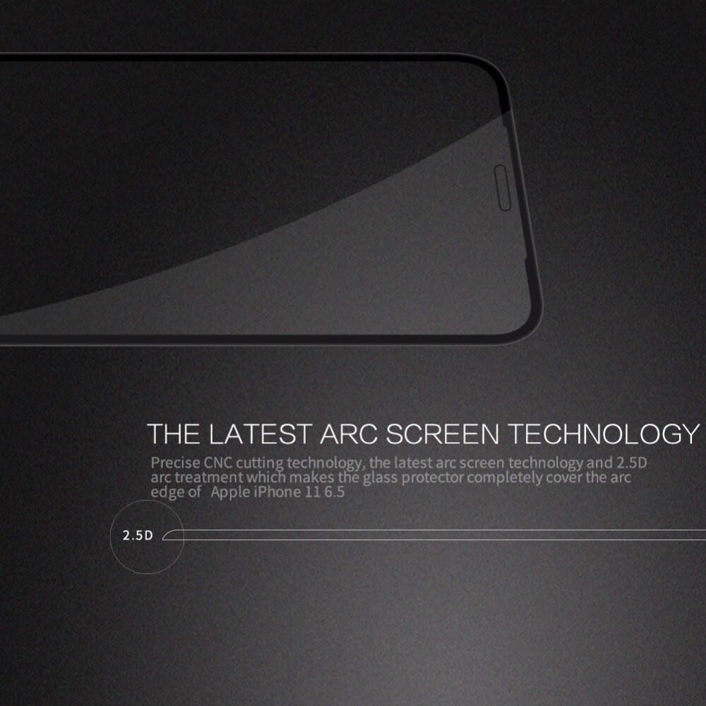 Miếng dán cường lực 3D full màn hình cho iPhone 11 Pro hiệu Nillkin Amazing CP+ Pro ( Mỏng 0.3mm, Kính ACC Japan, Chống Lóa, Hạn Chế Vân Tay) - Hàng chính hãng