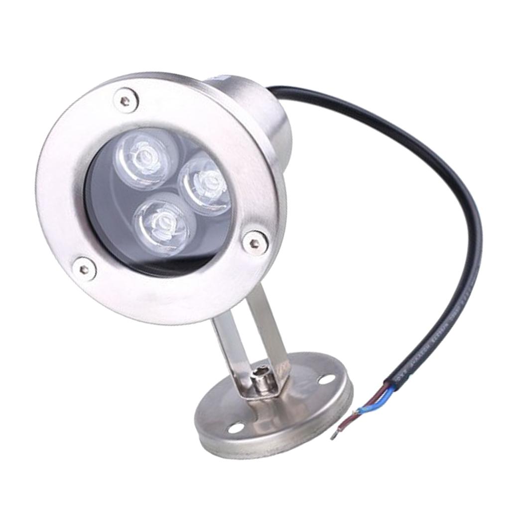 3W Underwater LED Swimming Pool Light Outdoor Garden Bulb Lamp Warm White