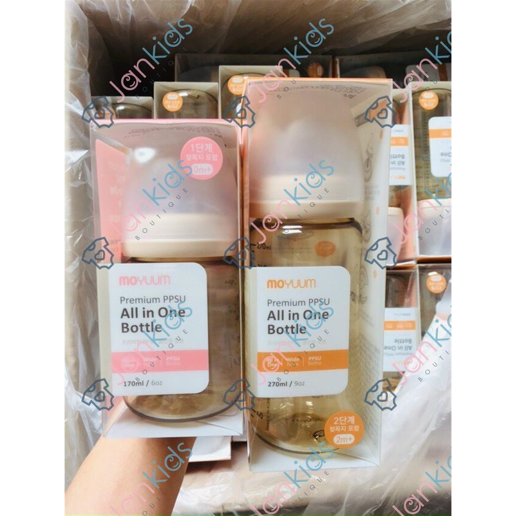 Bình sữa MOYUUM Hàn Quốc cho bé dung tích 170ml/270ml