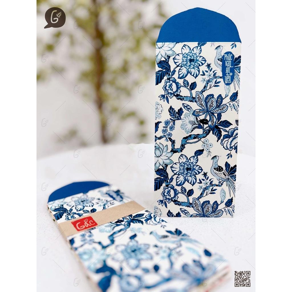 Bộ lì xì cao cấp Gác xép chất liệu Kraft nhật nhập khẩu Tết 2023 (Jasmine set