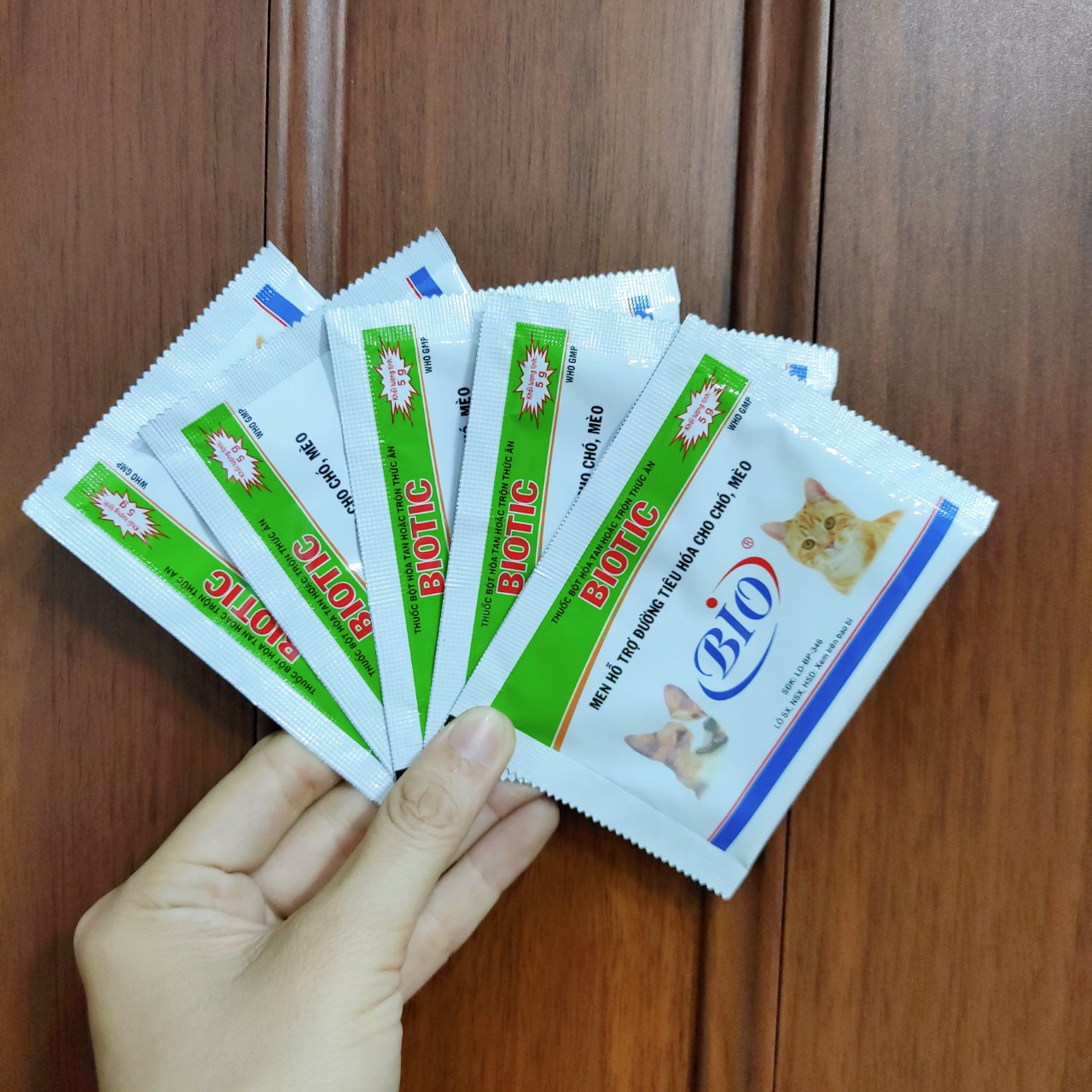 Men Hỗ Trợ Tiêu Hóa Cho Chó Mèo Biotic Gói 5g