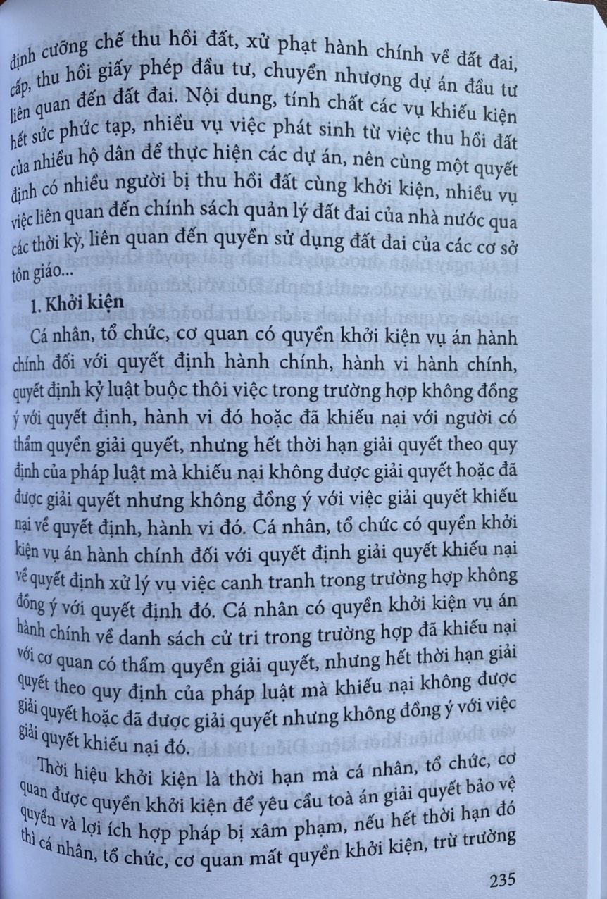 Giải Quyết Vụ Án Hành Chính