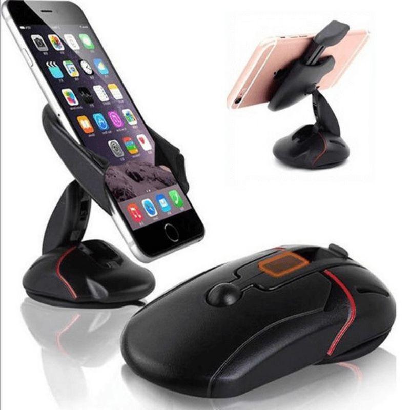 Kẹp cho điện thoại xoay 360 độ hình chuột