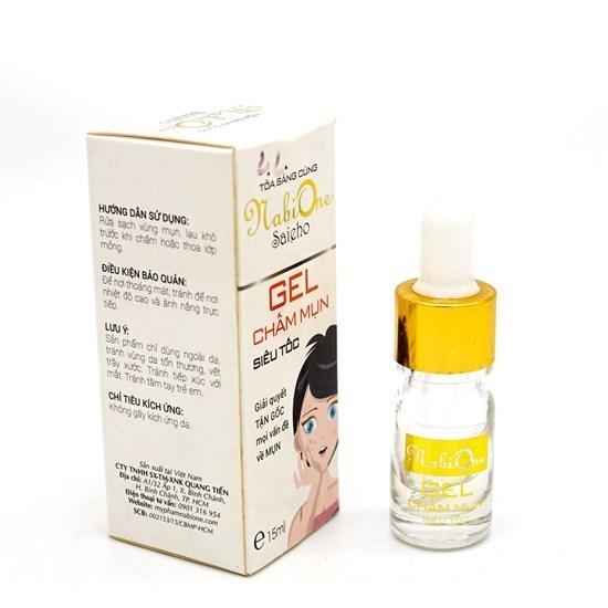 Gel chấm mụn siêu tốc NabiOne (15ml)