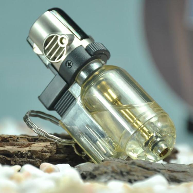 Vỏ Hột Quẹt Bật Lửa Khò Guang 1 Tia Độc Lạ Có Nắp Bật Dùng Gas Cao Cấp - Mẫu Mới Có Nút Chỉnh To Nhỏ Lửa