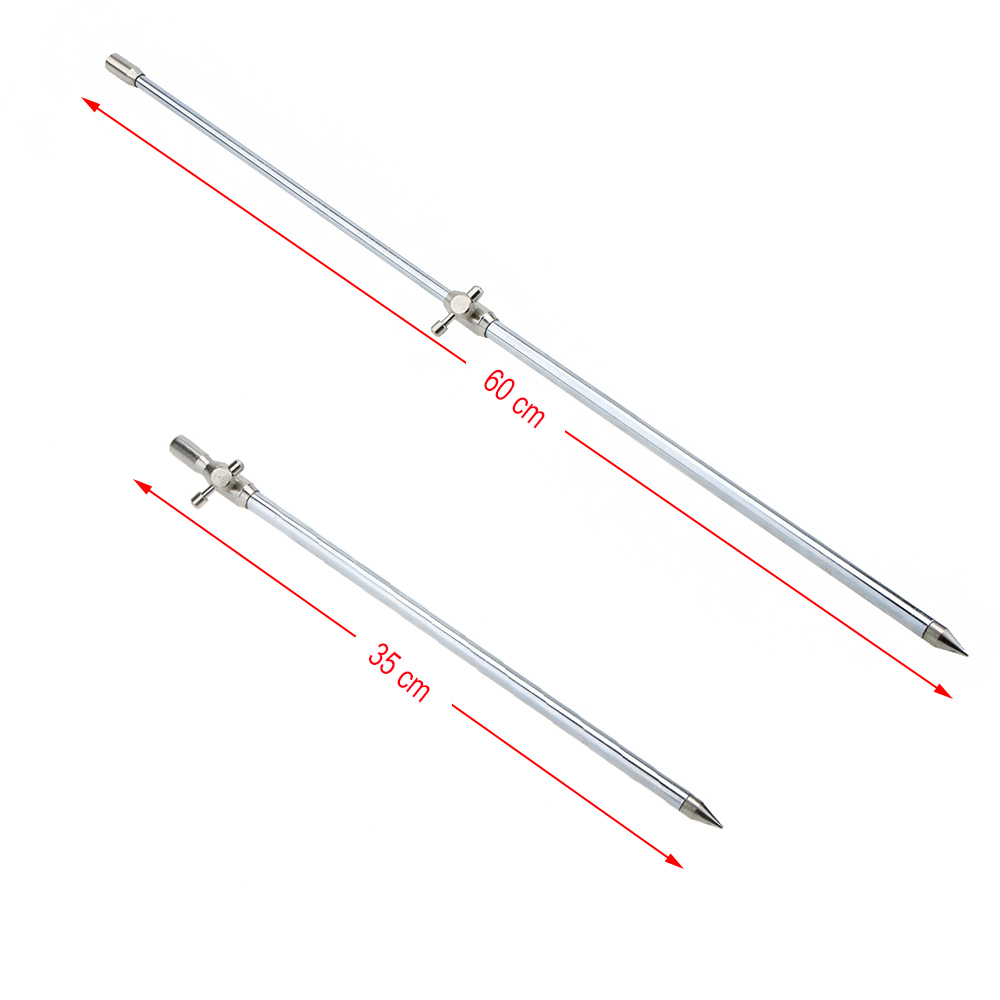 Giá đỡ cần câu cá báo động cá cắn câu, bằng thép không gỉ 35-60cm