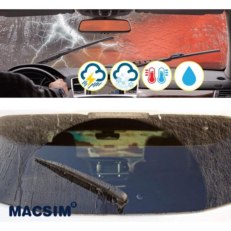 Combo cần gạt nước mưa ô tô Nano Silicon Macsim cho xe mercedes benz E-Class Series E400/E400L 2015-2016