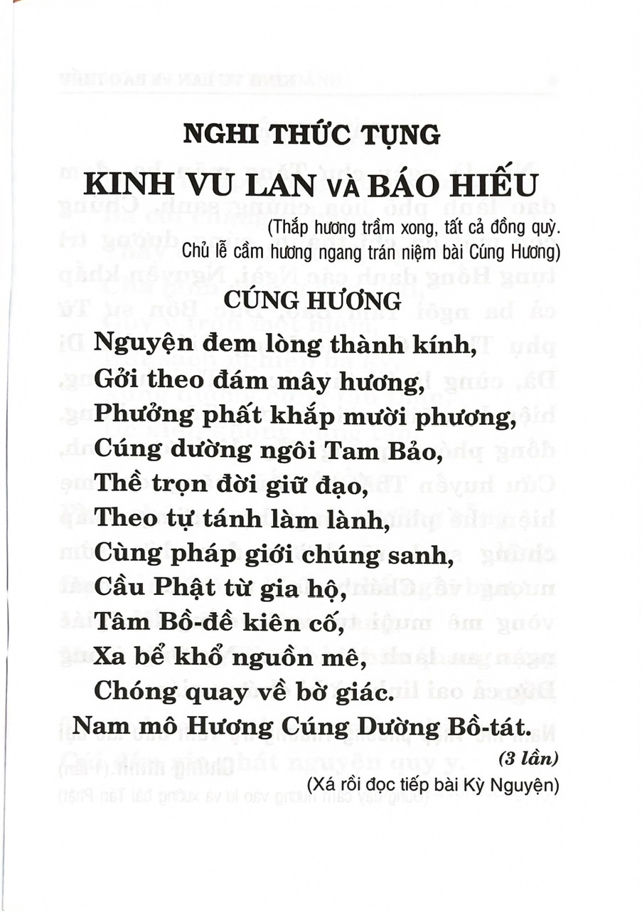 Kinh Vu Lan và Báo Hiếu