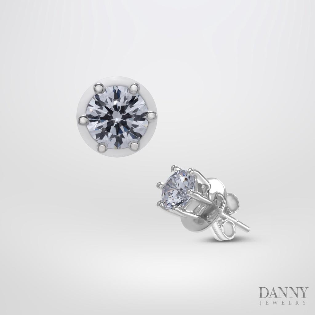 Bông Tai Danny Jewelry Bạc 925 Đính Đá CZ BT0045
