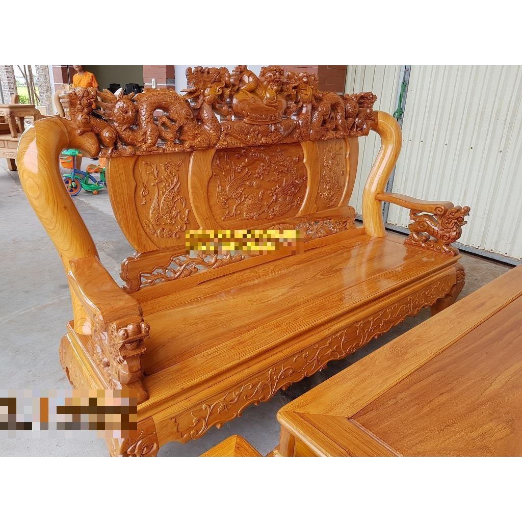 Bộ bàn ghế Nghê Bảo Đỉnh gỗ Gõ Đỏ