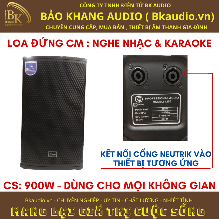 Loa đứng nghe nhạc và karaoke - loa công suất