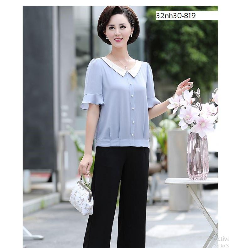 Tk775-819-ÁO KIỂU TRUNG NIÊN THIẾT KẾ s-6xl