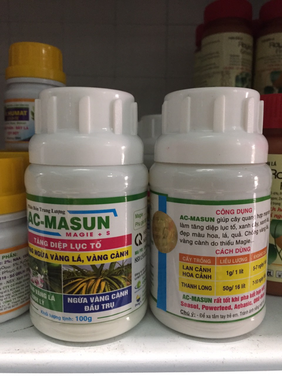 AC Masun tăng diệp lục tố - 100g