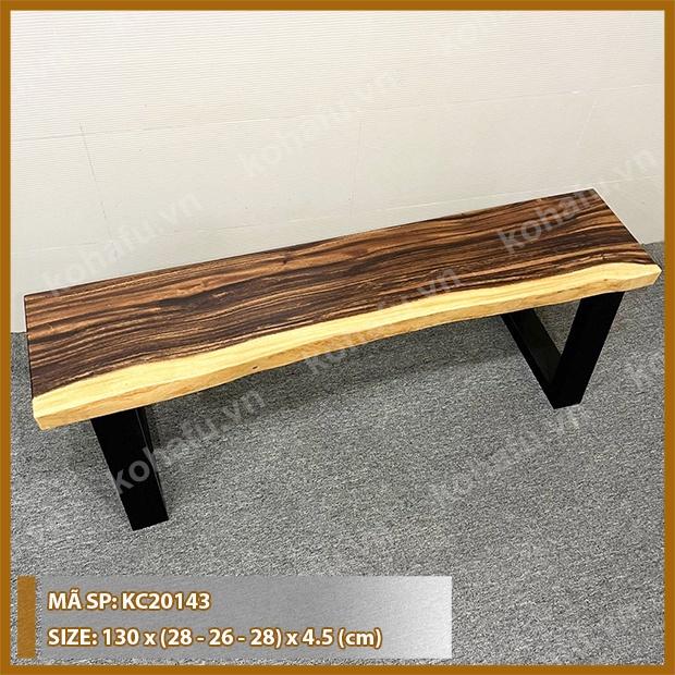 BĂNG GHẾ DÀI GỖ ME TÂY SIÊU VÂN - KC20140-143