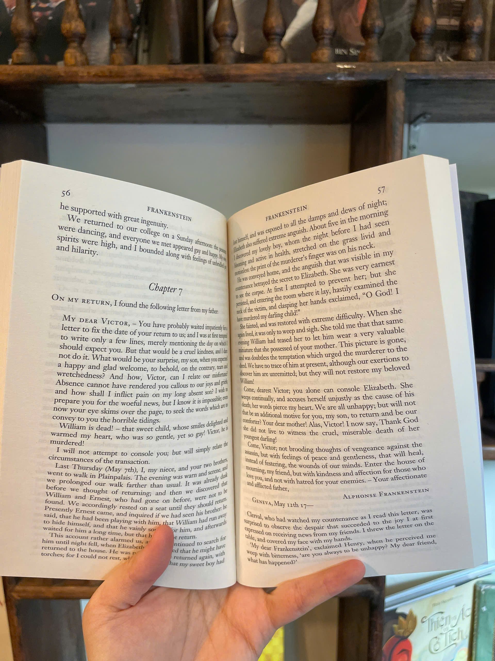 Sách - Frankenstein by Mary Shelley - Classics/Horror/Fiction book in English - sách Ngoại Văn