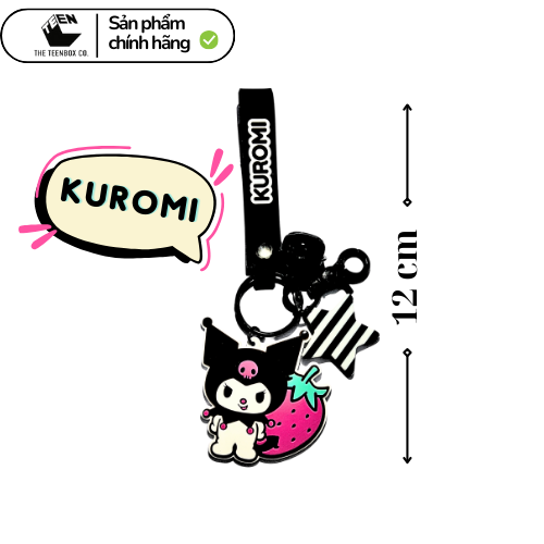 Móc gắn chìa khóa hoạt hình SANRIO dễ thương, Sanrio Móc Khóa Xe Hơi, Móc Khóa Hình Nhân Vật Sanrio My Melody Dễ Thương - Sản phẩm chính hãng, Phân phối bởi Teenbox