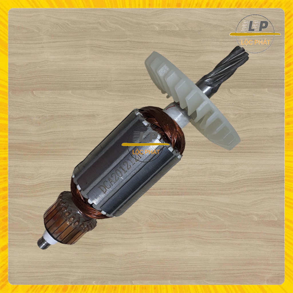 Rotor máy mài thẳng cho DCA ASS150 DSS150 Nhông 6 Răng sắc, Thân 41mm Dài 170mm