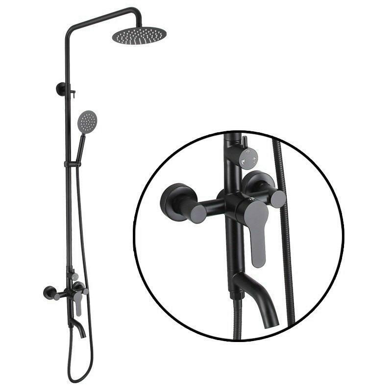 Sen tắm đứng tỉnh điện đen - Sen tắm cổ điển