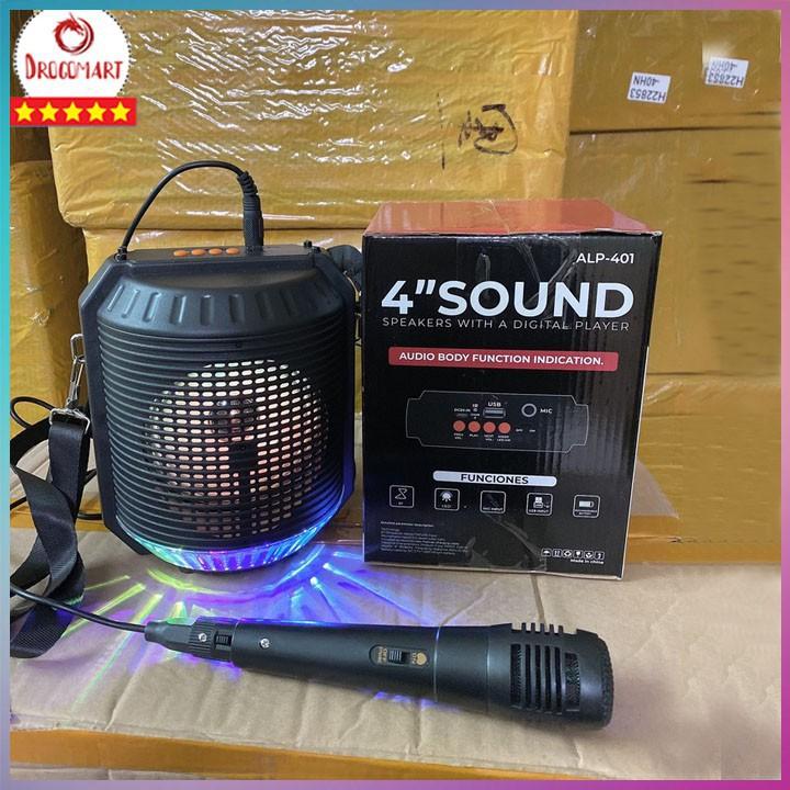 Loa Bluetooth Karaoke 4&quot;SOUND APL401 | Nhỏ Gọn, Đèn Led Nhấp Nháy Theo Nhạc | Cho Chất Lượng - Hàng chính hãng