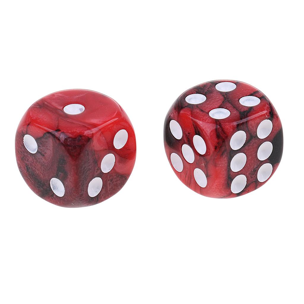 10x Sáu Mặt D6 Dice Chấm Cho Dungeon Và Đạo Cụ Rồng