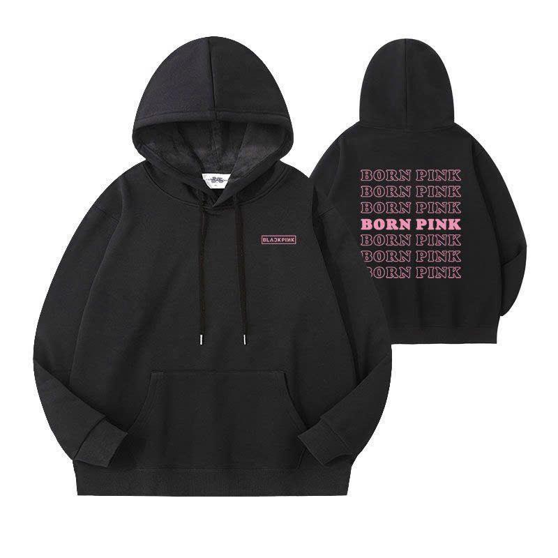 Áo Khoác Hooide Nữ In Chữ BLACKPINK in Thời Trang Hàn Quốc From Rộng Bao Đẹp Siêu Cá Tính Hot Trend HTM FASHION