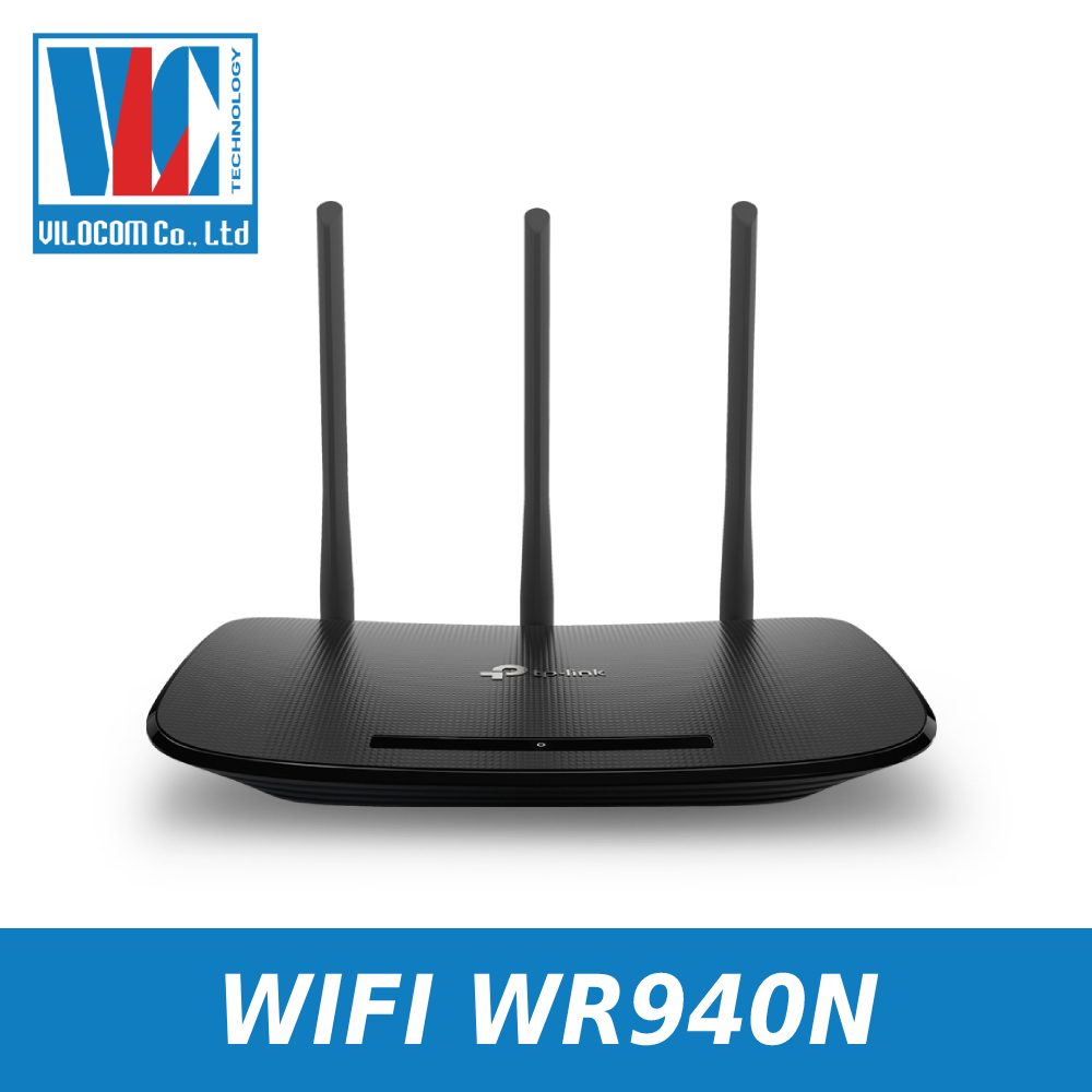 Bộ Phát Wifi Tốc Độ 450 Mbps TP-Link TL-WR940N - Hàng Chính Hãng