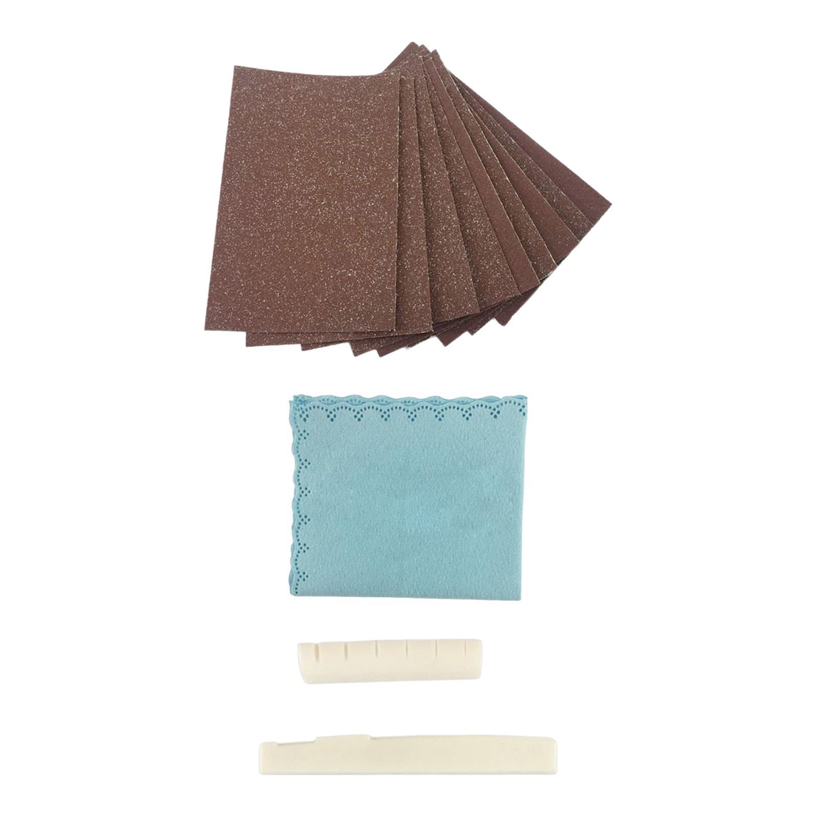 Acoustic Guitar Tools Guitar files Guitar Fingerboard Luthier Tool Set for Nut Sand Paper