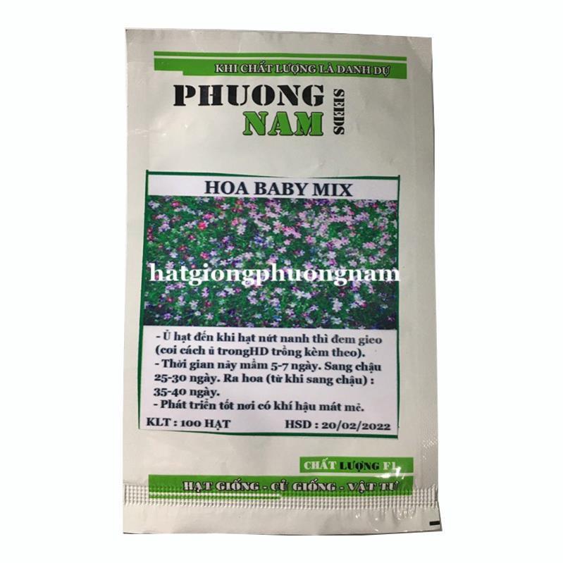 100H - HẠT GIỐNG HOA HOA BABY MIX