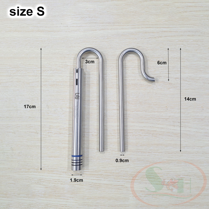 In out inox TRU mini Skimmer nano shallow hút váng bể thủy sinh cá tép