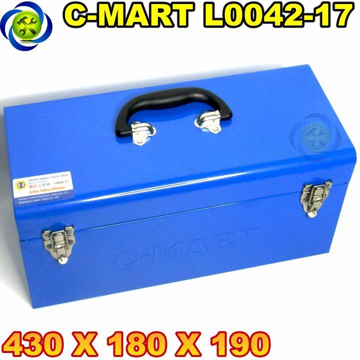 Thùng đồ nghề sắt C-Mart L0042-17 430 X 180 X 190