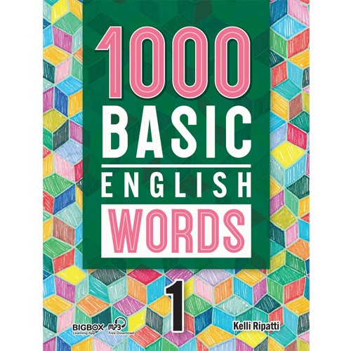 1000 Basic English Words + File Nghe | 4 Books | Bản Nhập Khẩu