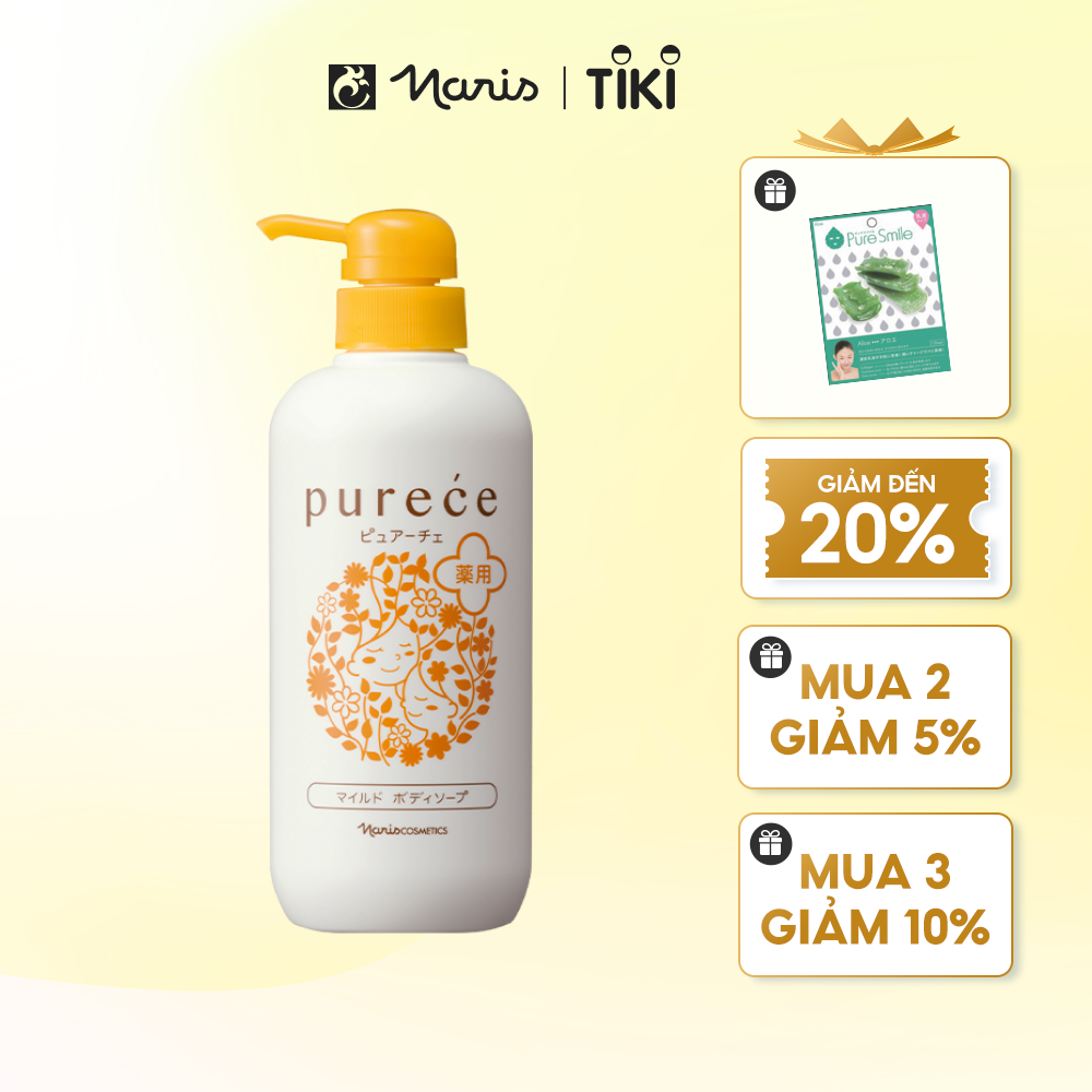 Sữa tắm Naris Purece Medicated Body Soap LS 550ml