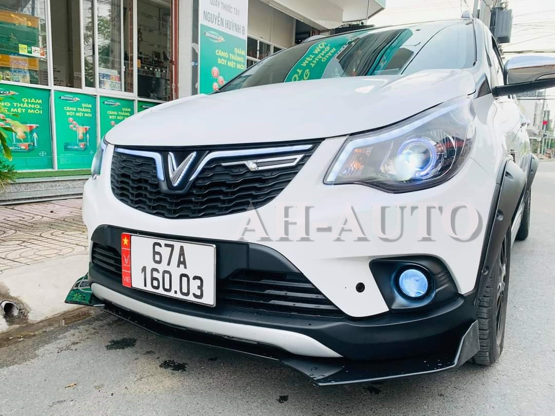 Lip trước ,cản trước VinFast Fadil mẫu thể thao,nhựa ABS Cao Cấp Chống Va Đập Tốt Phía Dưới Có Gân Tăng Cứng