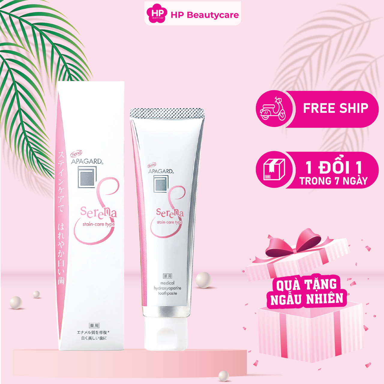 Kem Đánh Trắng Sáng Răng Apagard Apagard Serena 53g