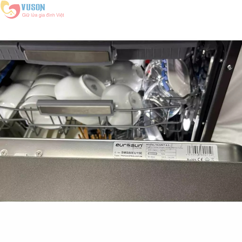 Hình ảnh Máy rửa bát Eurosun SMS80EU15E - Hàng chính hãng