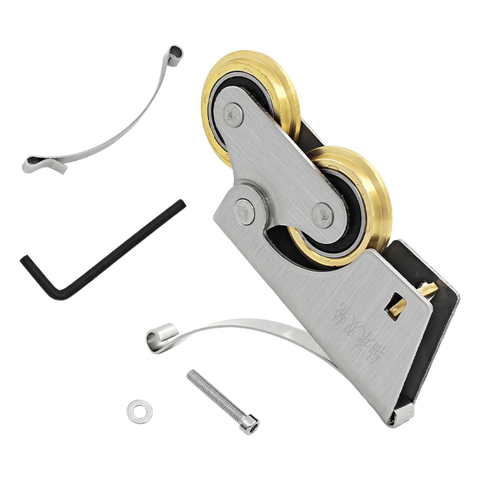 Sliding Door Window Pulley Double Wheel Smooth Double Wheel Pulley for Closet Cabinet
