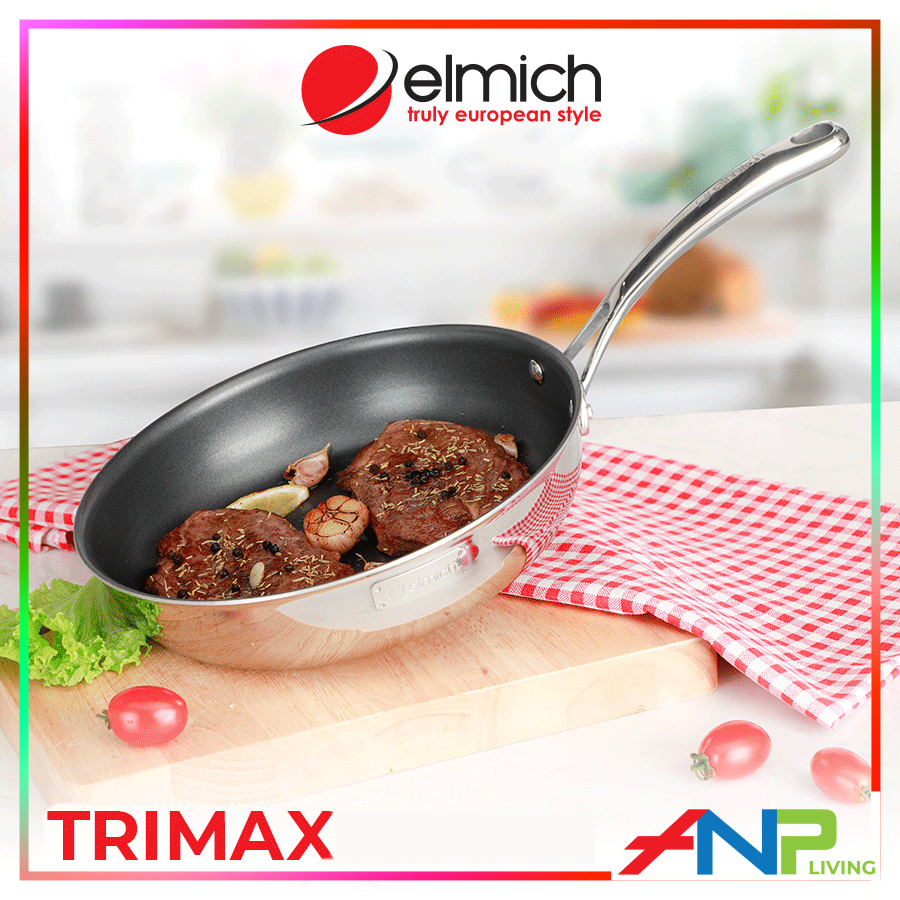 Chảo Chống Dính Cao Cấp Elmich Tri-Max Liền Khối EL-3739 26cm
