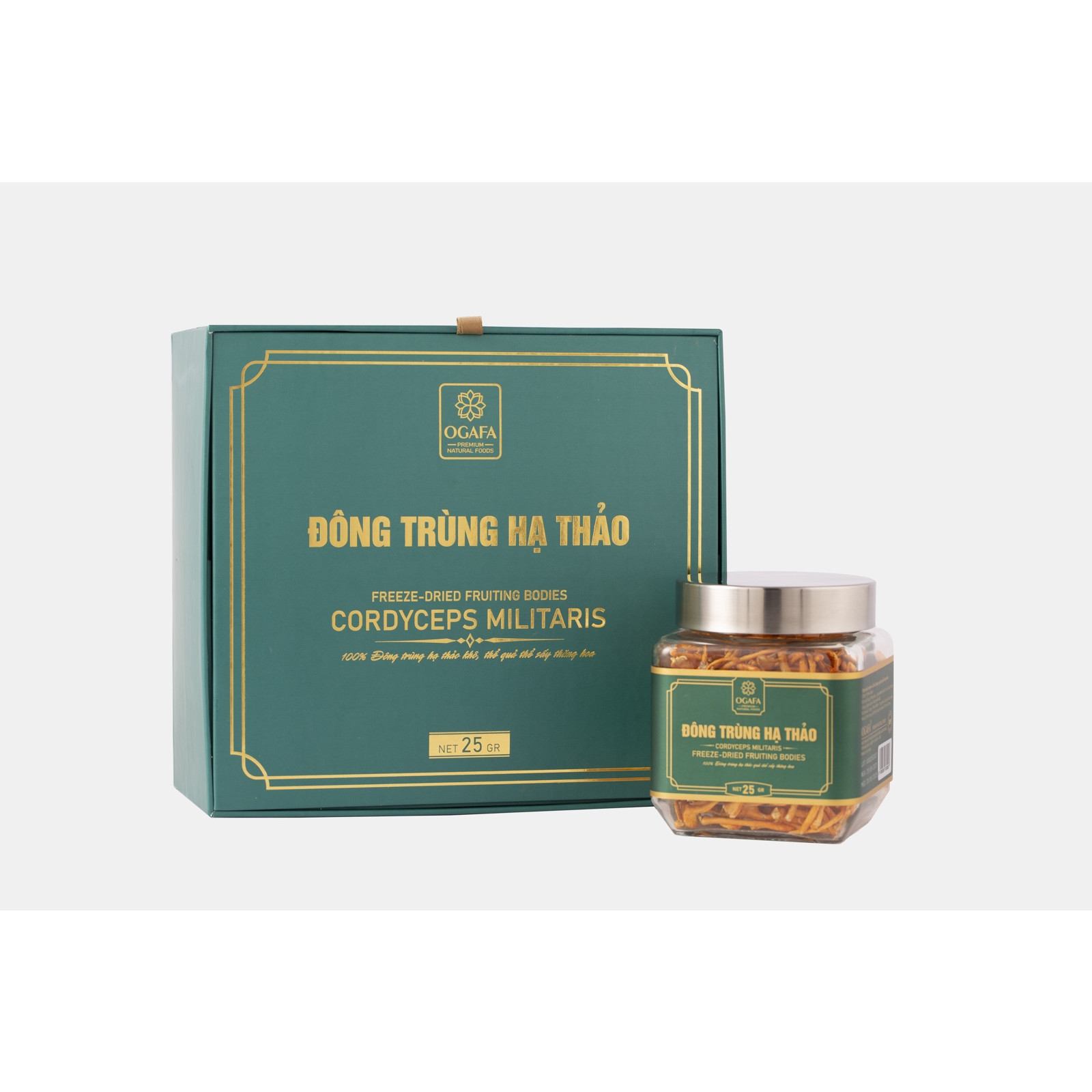 Đông Trùng Hạ Thảo Quả Thể Sấy Thăng Hoa OGAFA 25g