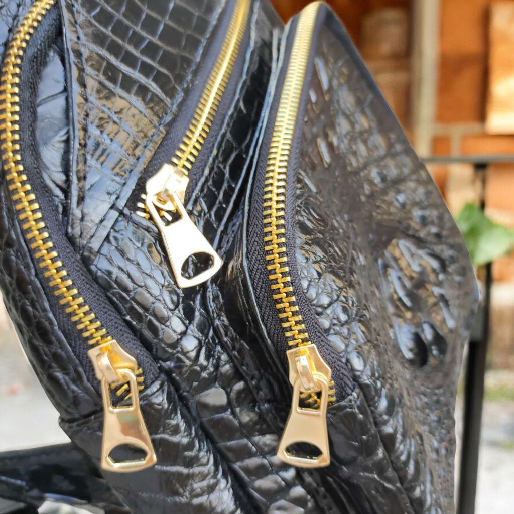 Túi đeo chéo Nam cá tính. Da cá sấu có Móng đẹp nổi bật!