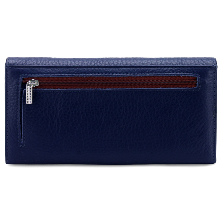 HJ3125-26-27-28-29-30-39-40-59-60-64-65-67 - Bóp nữ da bò cao cấp Huy Hoàng 3 gấp lửng màu da, đen, đỏ, hồng, nâu, xanh, xanh đậm, cam, xanh lá chuối, xanh dương