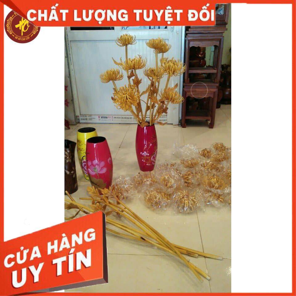 BÌNH HOA SEN GỖ MÍT