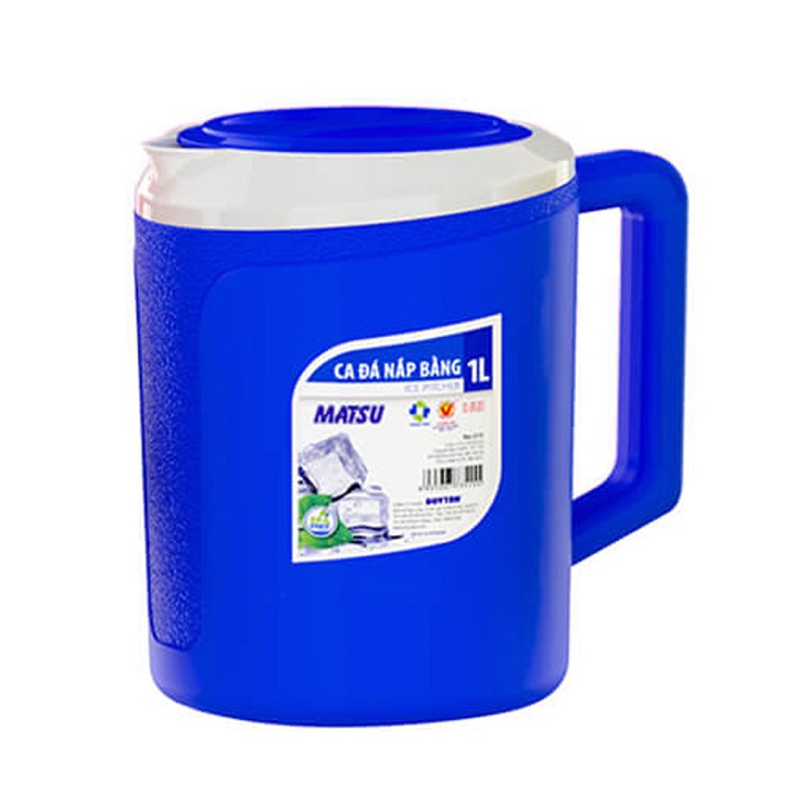 Combo 2 Ca đá nắp bằng 1 lít Duy Tân No.515 - Màu ngẫu nhiên
