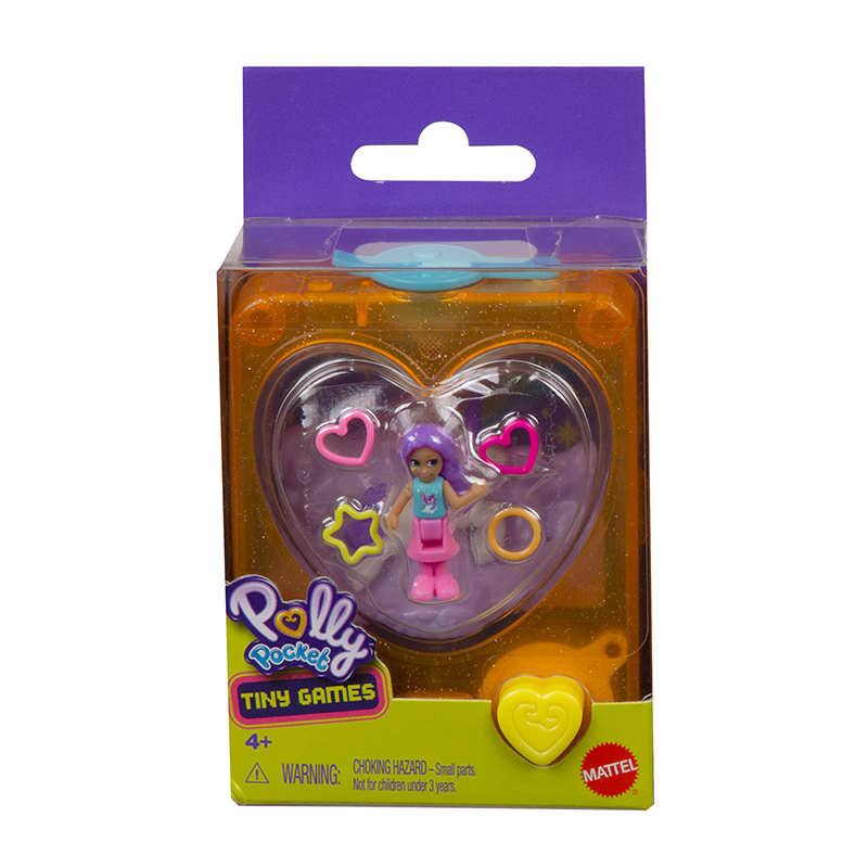 Đồ Chơi Búp Bê POLLY POCKET Pp Trò Chơi Bắn Vòng Nước Cam - Unicorn GWF52/GWF48