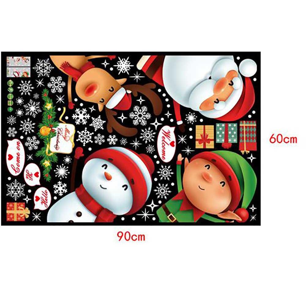 DECAL TRANG TRÍ NOEL 2 MẶT 2021 SỐ 13