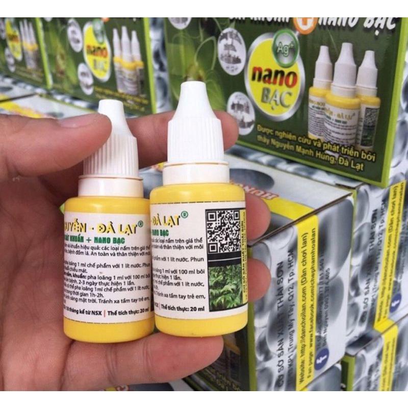 Nano Bạc Hùng Nguyễn (Nano ag) hộp 10 lọ